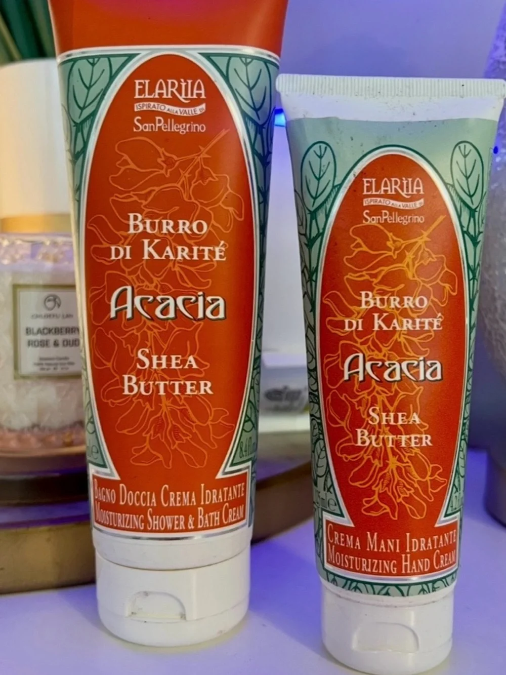 Elartia Burro di Karite Acacia Shea Butter Shower & Hand Cream